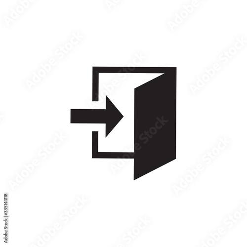 Login Icon. Exit vector icon. Entry and input, authorization symbol. Approach symbol for your web site design, logo, app, UI. Vector illustration, EPS10. Free Download Login Icon. Exit vector icon. Entry and input, authorization symbol. Approach symbol for your web site design, logo, app, UI. Vector illustration, EPS10. - GFXLoad