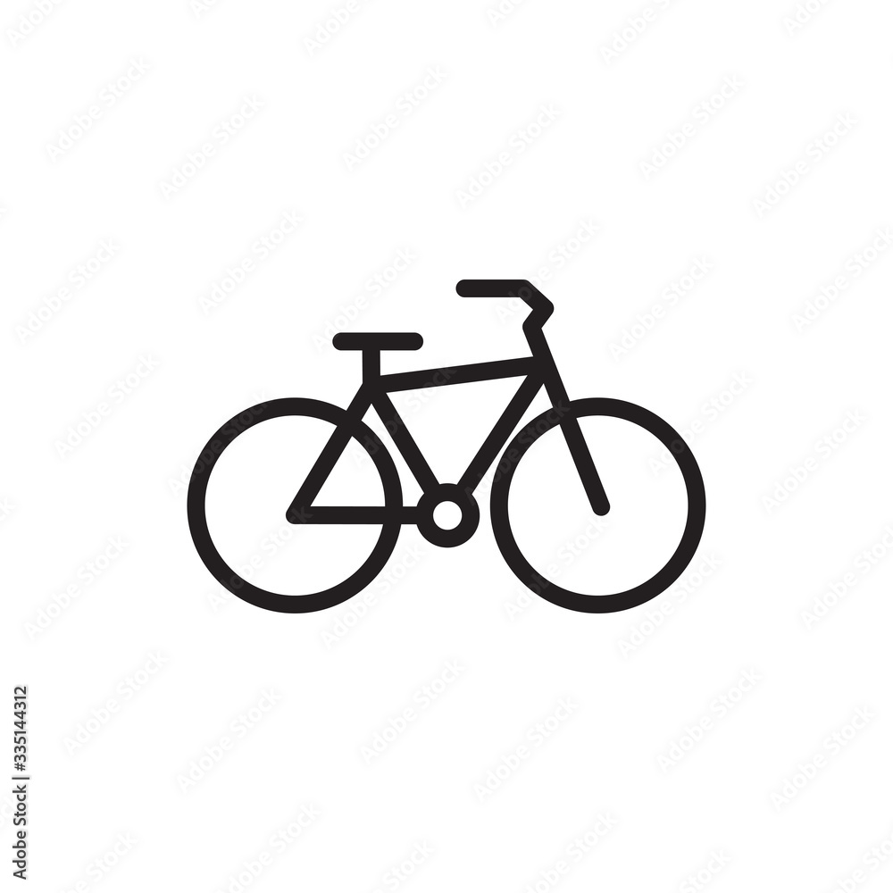 Bicycle icon. Bike vector sign. Trendy Flat style for graphic design, Web site, UI. EPS10. Vector illustration. Bicycle icon. Bike vector sign. Trendy Flat style for graphic design, Web site, UI. EPS10. Vector illustration.