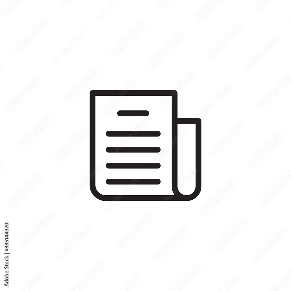 Newspaper icon vector. News symbol. Information icon. Trendy Symbol for Design, Websites, Presentation or Apps Elements. vector illustration Newspaper icon vector. News symbol. Information icon. Trendy Symbol for Design, Websites, Presentation or Apps Elements. vector illustration