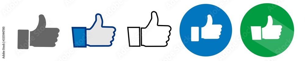 Design thumbs up icon. Like icon. Vector illustration Design thumbs up icon. Like icon. Vector illustration