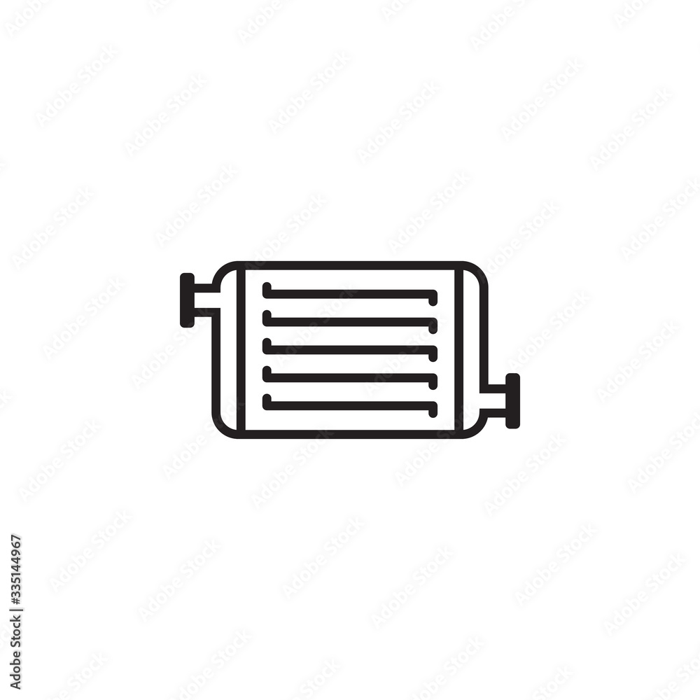 Radiator icon vector. Climate symbol. Linear style sign for mobile concept and web design. Radiator symbol illustration. Pixel vector graphics - Vector. Radiator icon vector. Climate symbol. Linear style sign for mobile concept and web design. Radiator symbol illustration. Pixel vector graphics - Vector.