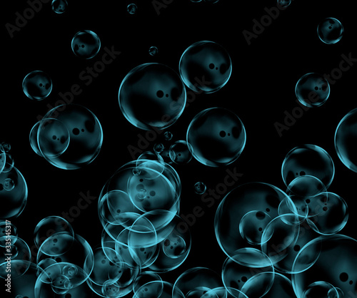 bubbles in the dark