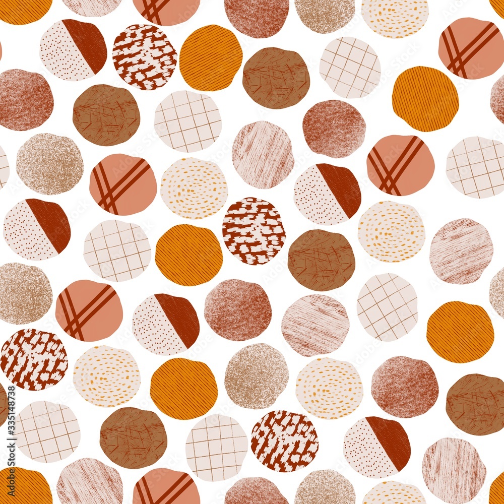seamless pattern with circles seamless pattern with circles