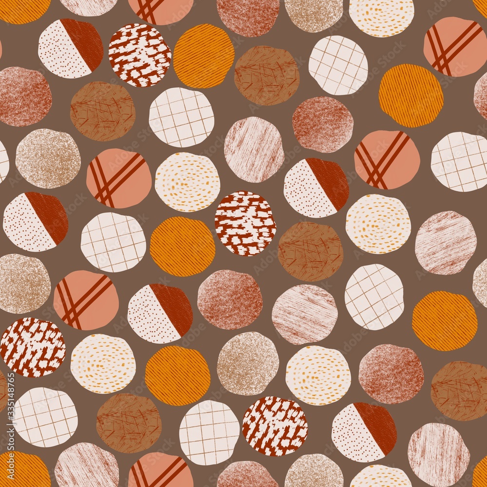 seamless pattern with circles seamless pattern with circles