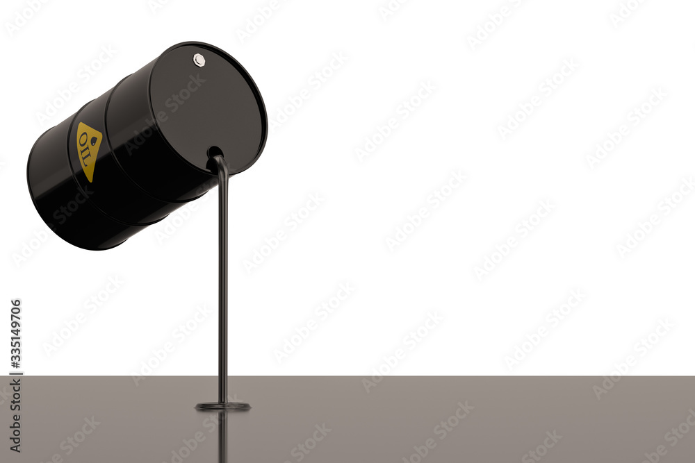Oil Spill Health Risk oil drum isolated on white background. 3D illustration. Oil Spill Health Risk oil drum isolated on white background. 3D illustration.