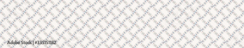 Seamless minimal geo shape border pattern design. Neutral pastel color in fre...