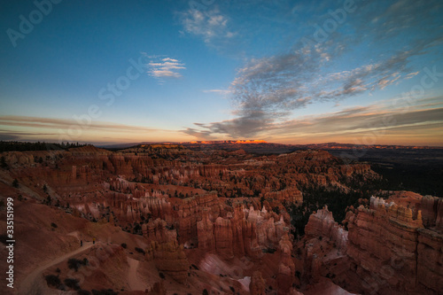 Bryce canyon national park in the Utah USA 