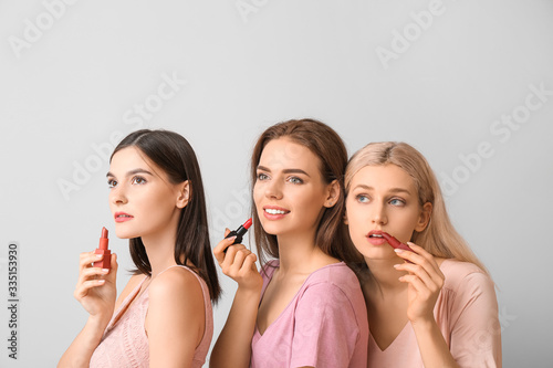 Beautiful young women apply...
