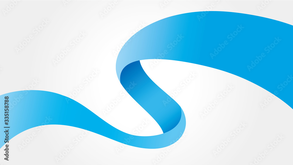 vector illustration of the ribbon that dances in S (Blue)
vector illustration of the ribbon that dances in S (Blue)