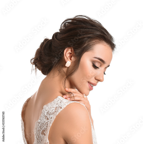 Young bride with beautiful ...