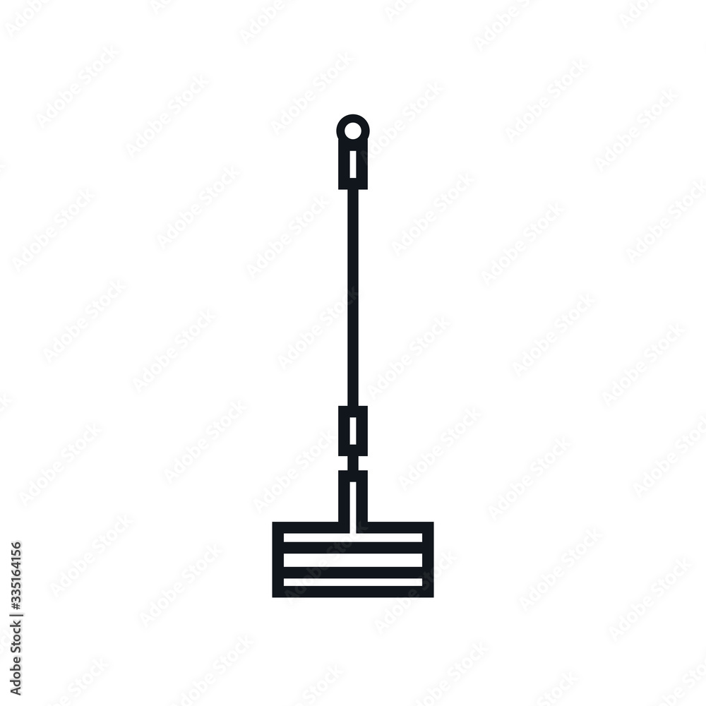 window cleaner line style icon vector design window cleaner line style icon vector design