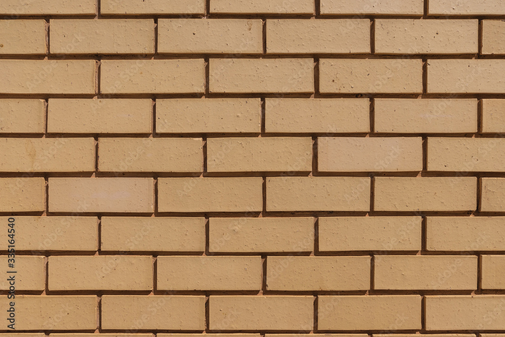 Beige brick texture stretcher bond Beige brick texture stretcher bond
