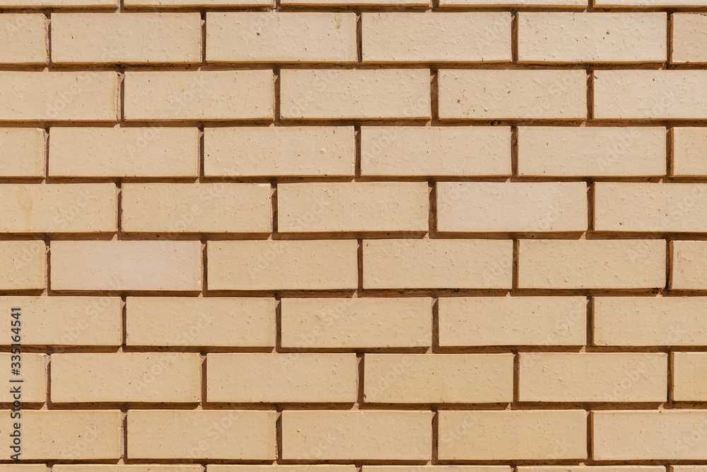 Beige brick texture stretcher bond Beige brick texture stretcher bond