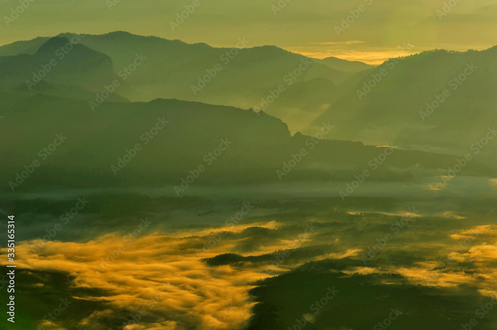 Sunrise mountain at Doi Luang Chiang Dao Chiang Mai , Thailand Sunrise mountain at Doi Luang Chiang Dao Chiang Mai , Thailand