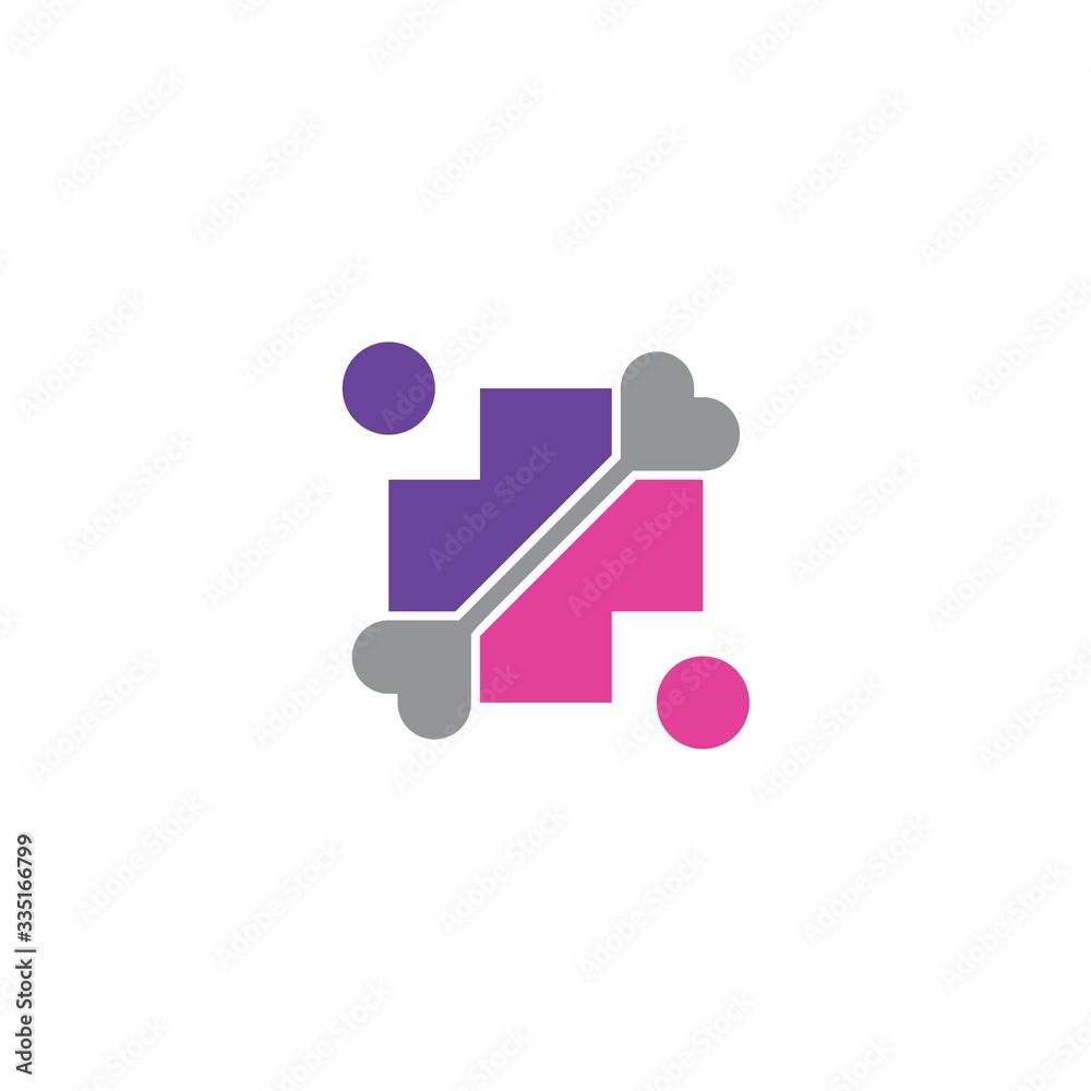 health care logo icon design