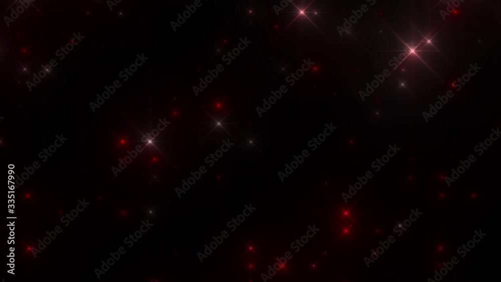 Flying Through Red Flashing Stars Loop Background Flying Through Red Flashing Stars Loop Background