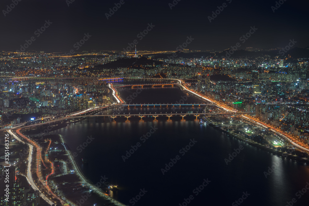 Fototapeta premium Night of Seoul