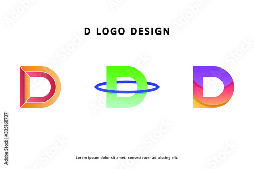 Unique D Letter Logo Design Free Download Unique D Letter Logo Design - GFXLoad