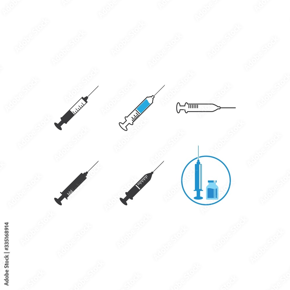 Injection medical icon Injection medical icon