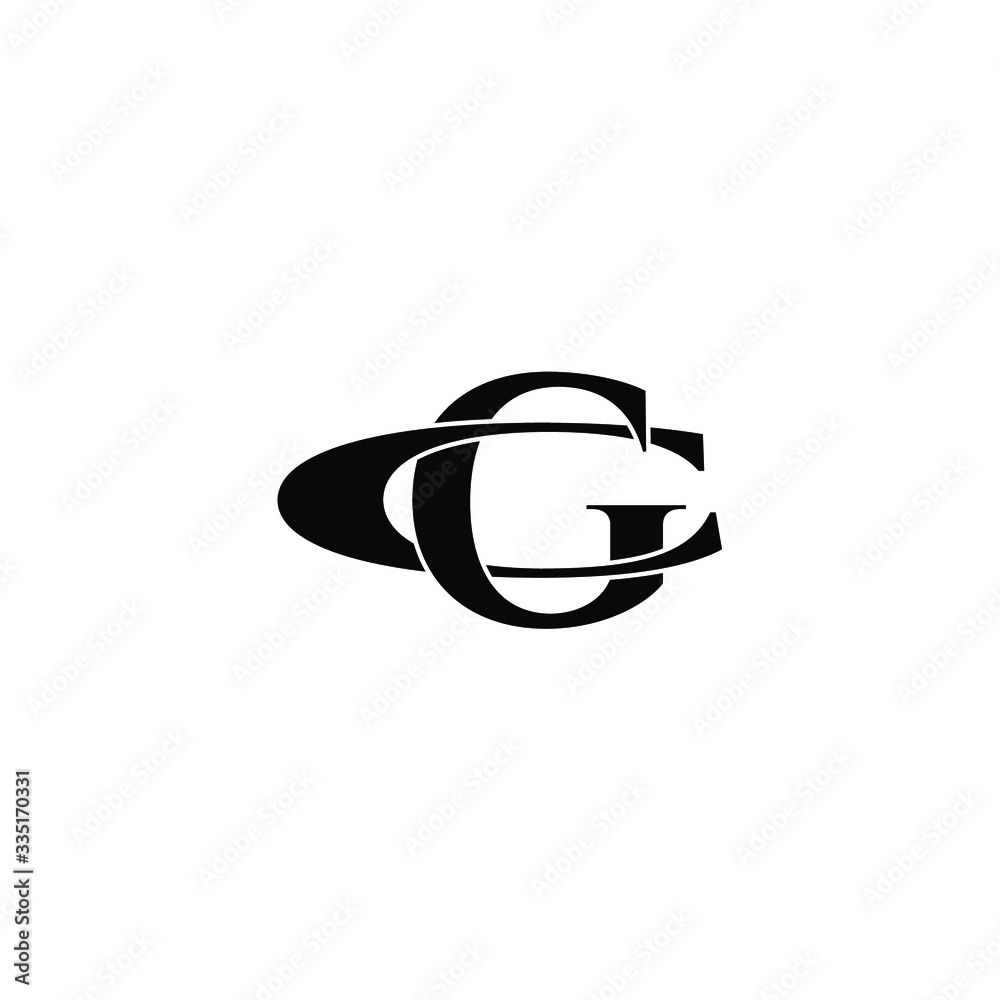 gc letter original monogram logo design gc letter original monogram logo design