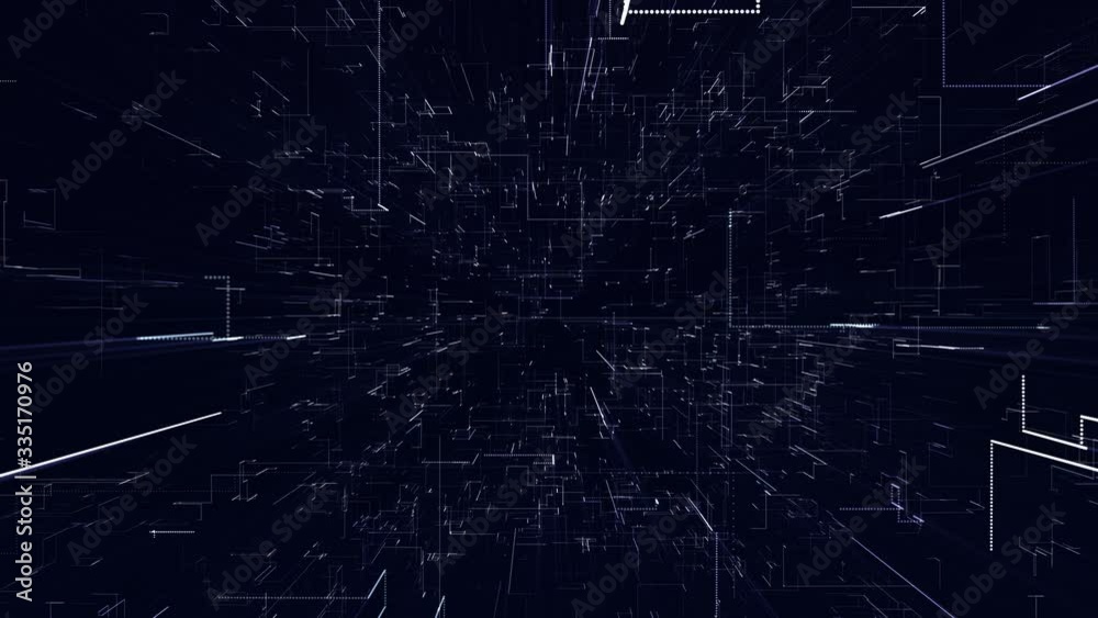 technology abstract moving lines background