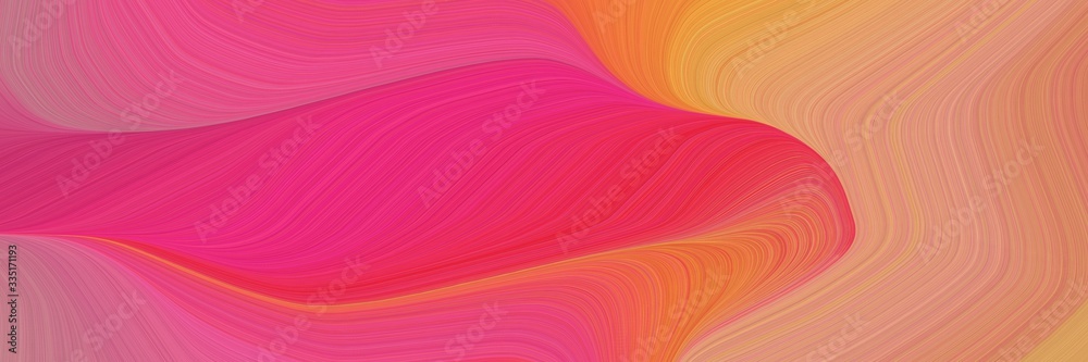 abstract dynamic curved lines flowing horizontal header with moderate pink, dark salmon and light coral colors abstract dynamic curved lines flowing horizontal header with moderate pink, dark salmon and light coral colors