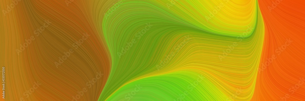 abstract dynamic curved lines moving header with brown, yellow green and dark orange colors abstract dynamic curved lines moving header with brown, yellow green and dark orange colors