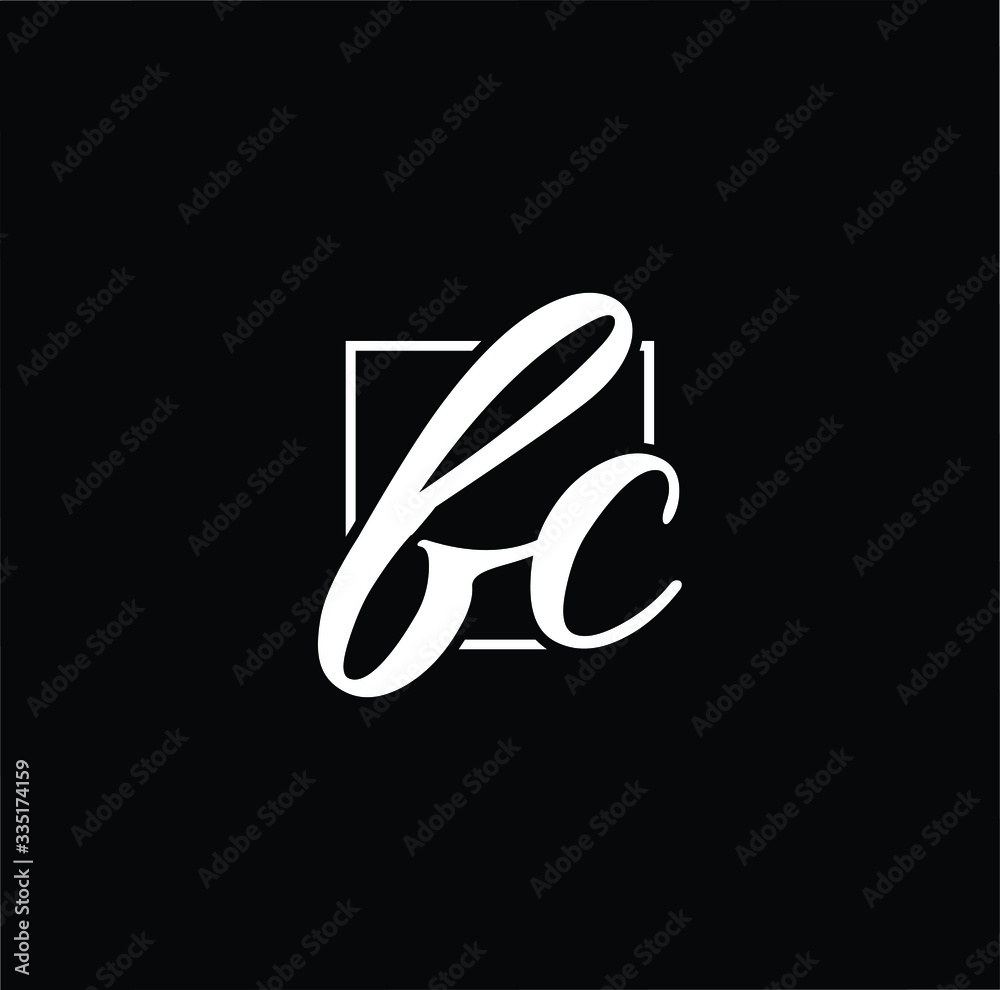 Minimal elegant monogram art logo. Outstanding professional trendy awesome artistic FC CF initial based Alphabet icon logo. Premium Business logo White color on black background Minimal elegant monogram art logo. Outstanding professional trendy awesome artistic FC CF initial based Alphabet icon logo. Premium Business logo White color on black background