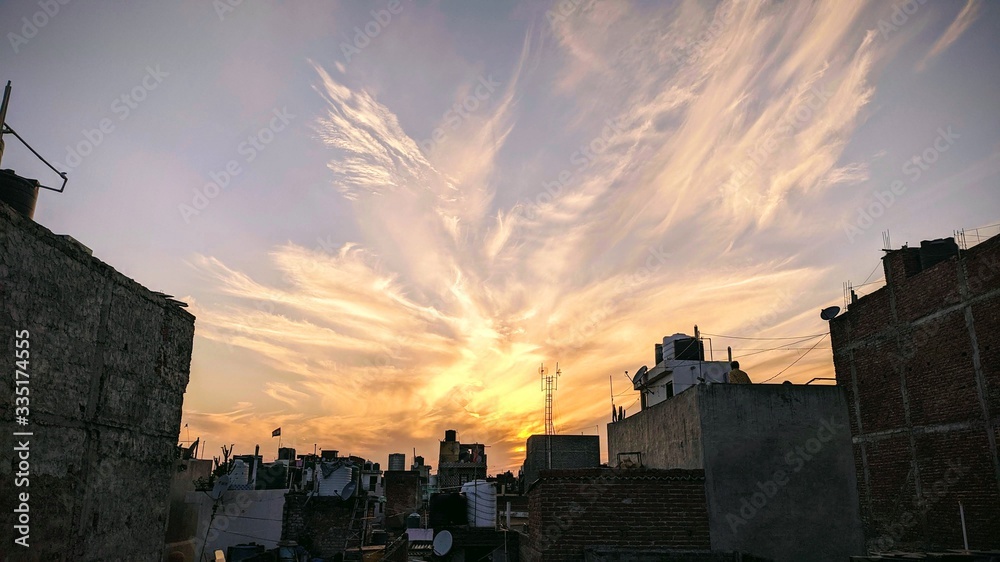 sunset in india sunset in india