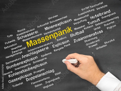 Foto Massenpanik