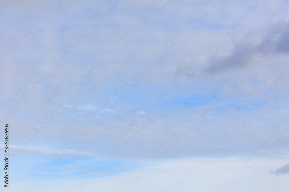 Fototapeta premium Clouds on a blue sky as a background