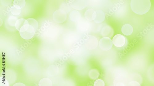 Green Abstract smooth background with light bokeh ,Nature clear backgrounds in the morning 