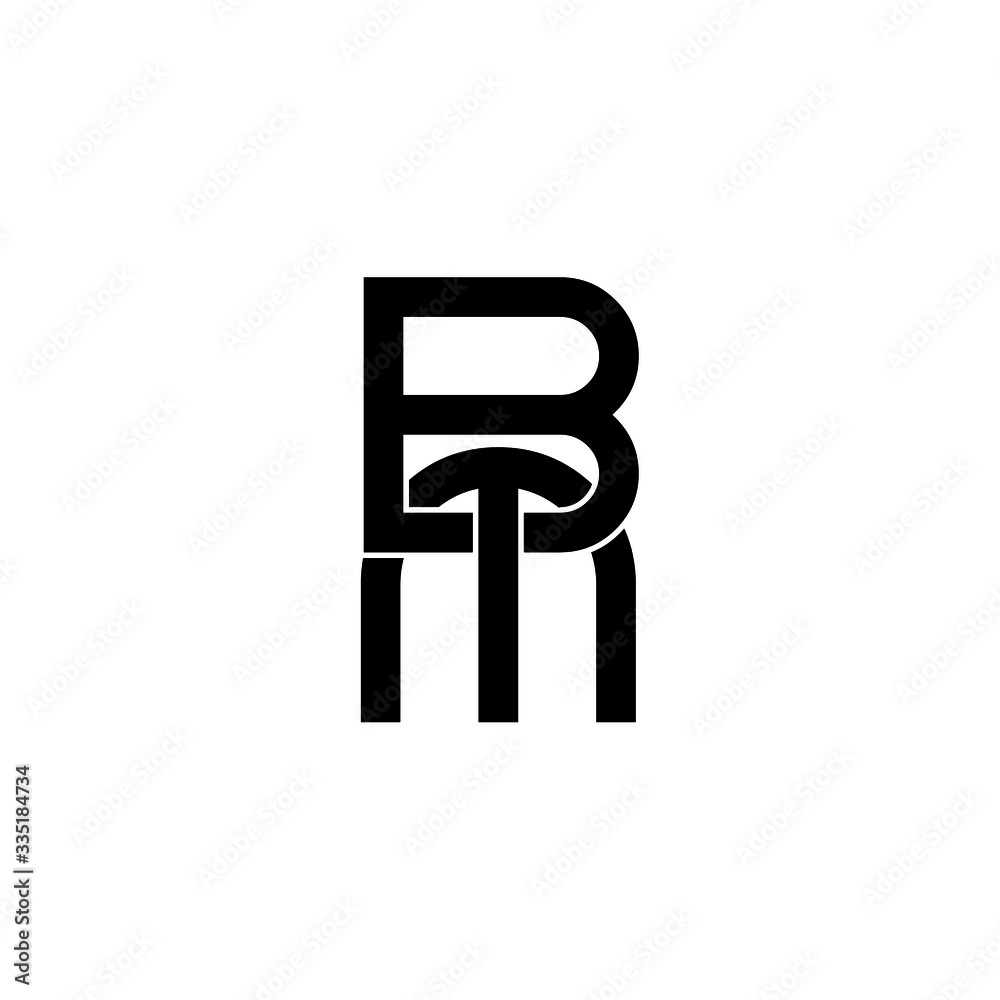 bm letter original monogram logo design bm letter original monogram logo design