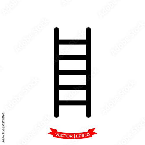 ladder icon in trendy flat style