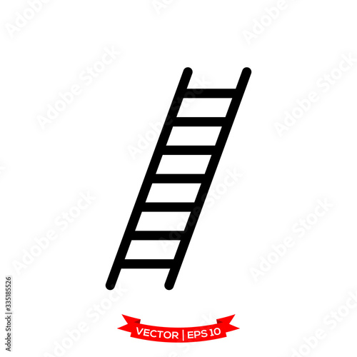 ladder icon in trendy flat style