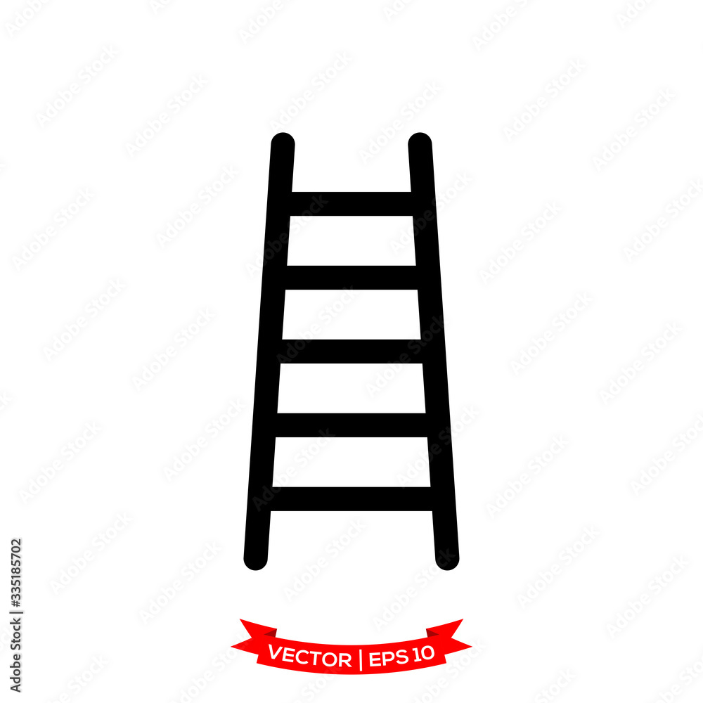 ladder icon in trendy flat style ladder icon in trendy flat style
