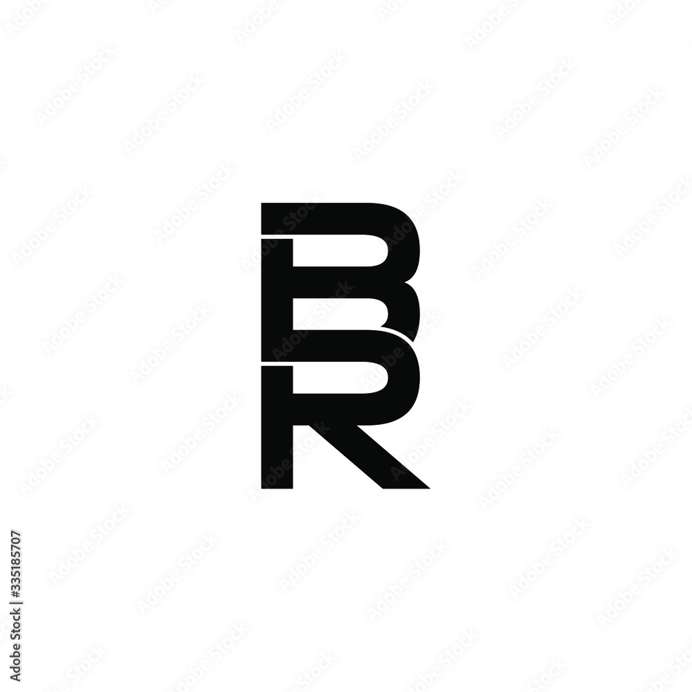 br letter original monogram logo design br letter original monogram logo design