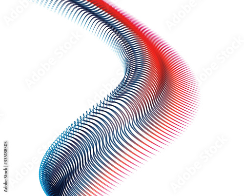 Abstract background blend wave line design for Wallpaper, Banner, Background, Card, Book Illustration, landing page