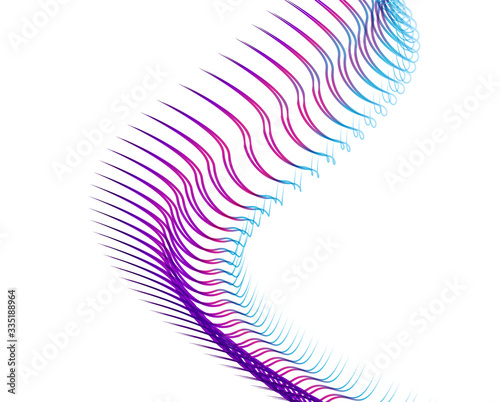 Abstract background blend wave line design for Wallpaper, Banner, Background, Card, Book Illustration, landing page