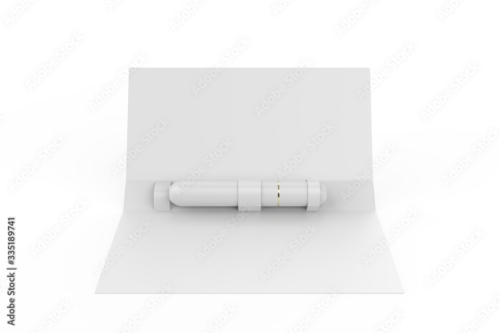 Perfume atomizers template realistic spray case for fragrance.open packaging isolated on white background. 3d illustration Perfume atomizers template realistic spray case for fragrance.open packaging isolated on white background. 3d illustration
