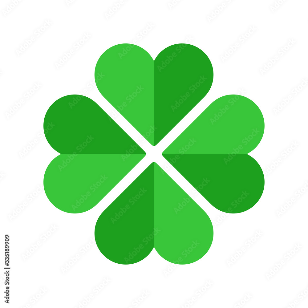 four leaf clover icon vector design template four leaf clover icon vector design template