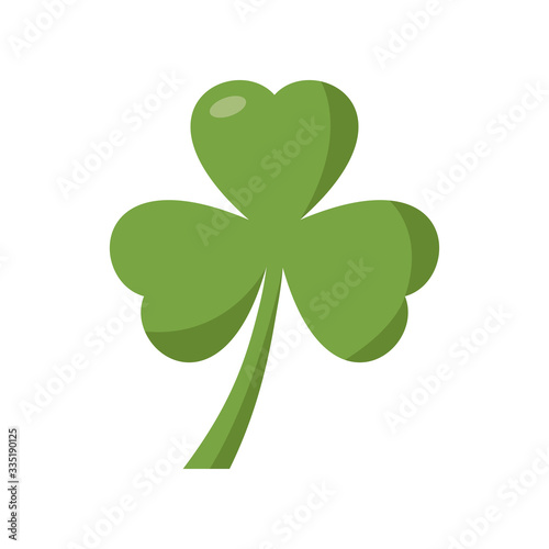 three leaf clover icon vector design template
