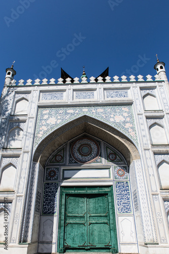 Zharkent 150 years old chinese pagoda style mosque, current museum in Kazakhstan near China boarder