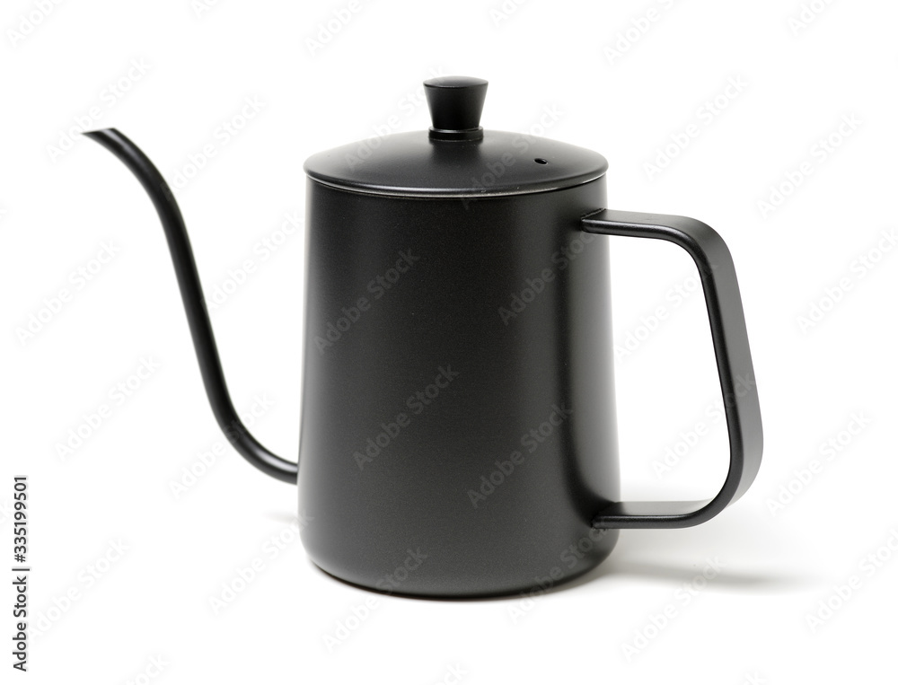 Small coffee pot on white background Small coffee pot on white background