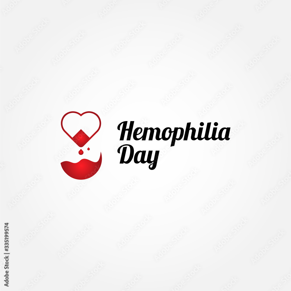 Hemophilia Day Vector Design For Banner or Background Hemophilia Day Vector Design For Banner or Background