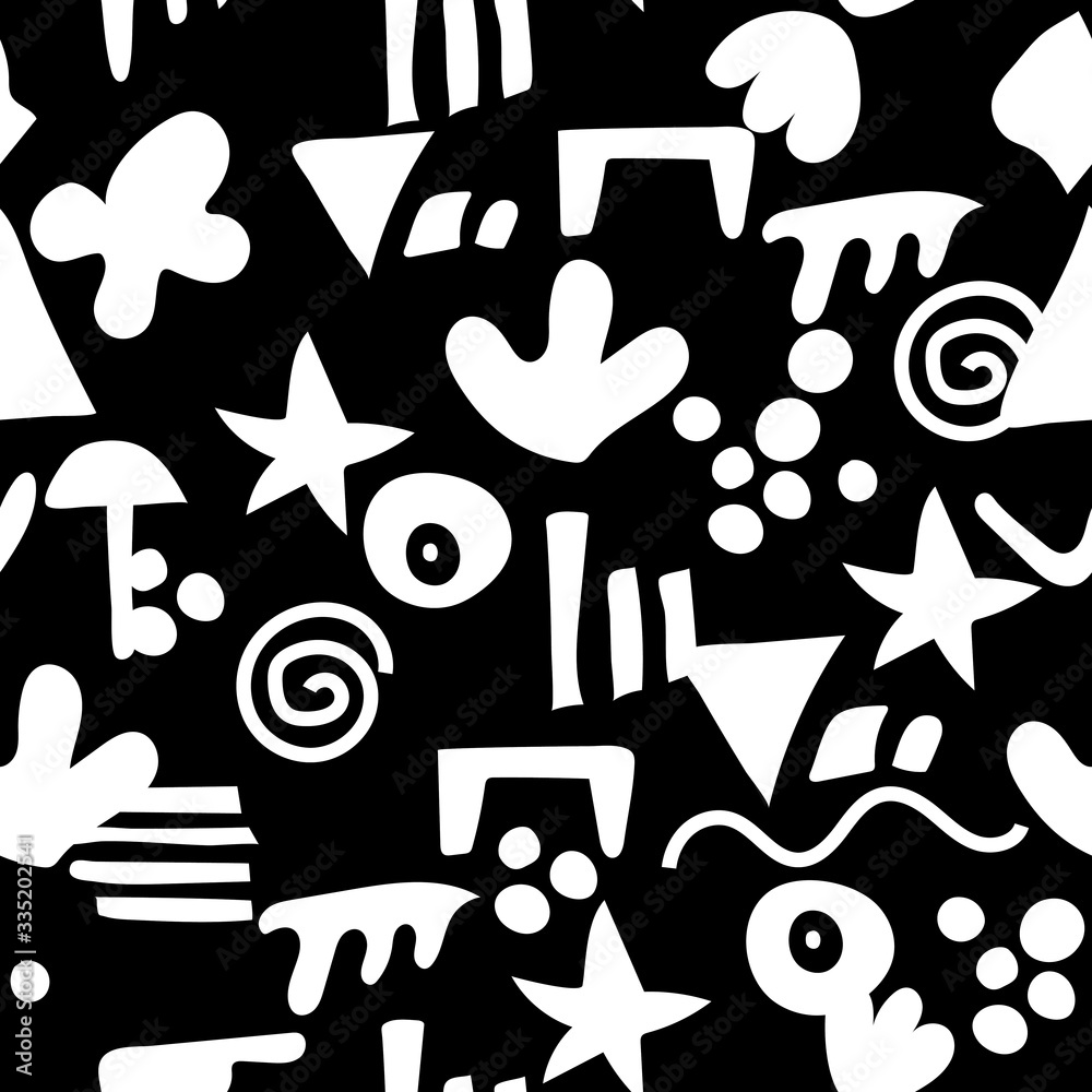 Fototapeta premium Abstract vector seamless pattern