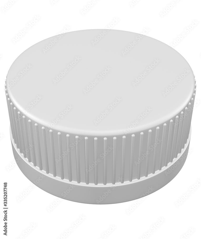 Realistic 3D Bottle Cap Mock Up Template on White Background.3D Rendering
Realistic 3D Bottle Cap Mock Up Template on White Background.3D Rendering