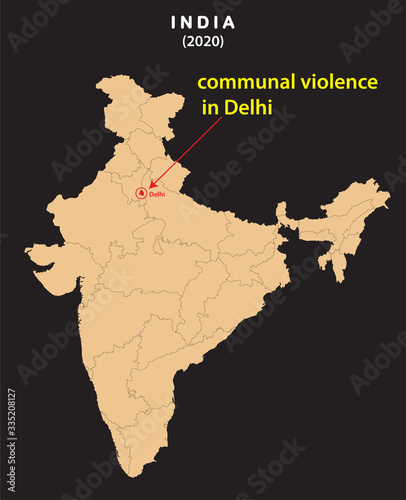 violence in delhi. communal violence in Delhi. photo
