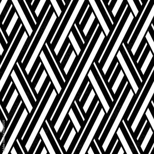  Seamless pattern with oblique black bands