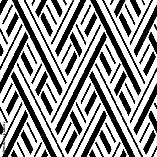  Seamless pattern with oblique black bands